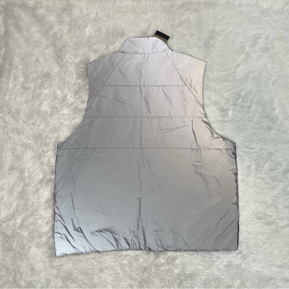 Nike Therma-Fit ADV Reflective Silver Running Vest Mens Size XXL 2XL FZ1131 New - Picture 2 of 14